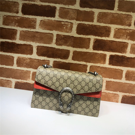 Gu.cci Dionysus small shoulder bag GG Supreme canvas 400249