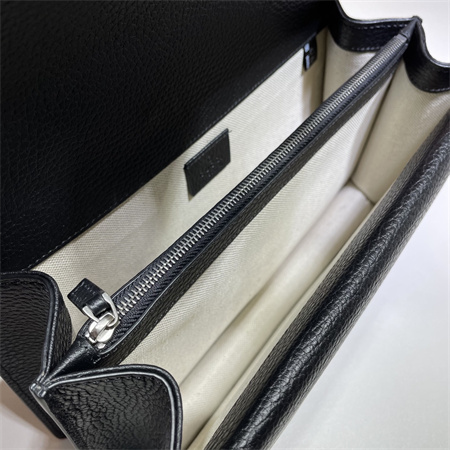 Gu.cci Dionysus small shoulder bag Black Leather 400249