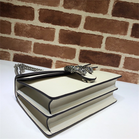 Gu.cci Dionysus small shoulder bag Cream Leather 400249