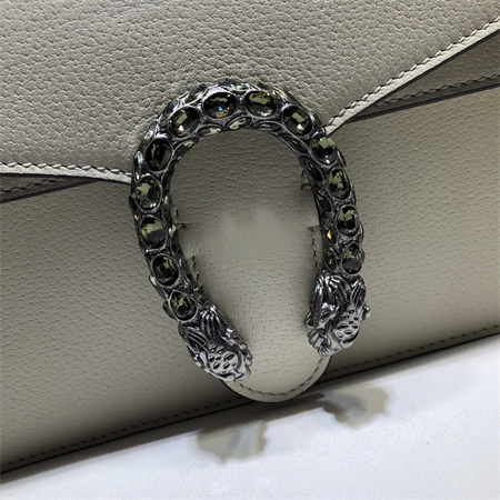 Gu.cci Dionysus small shoulder bag Cream Leather 400249