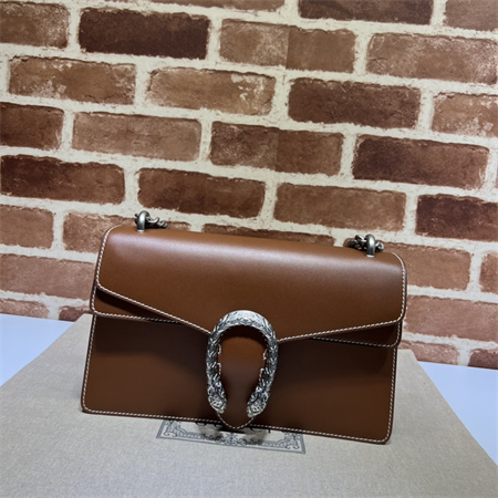 Gu.cci Dionysus small shoulder bag Vintage Brown Leather 400249