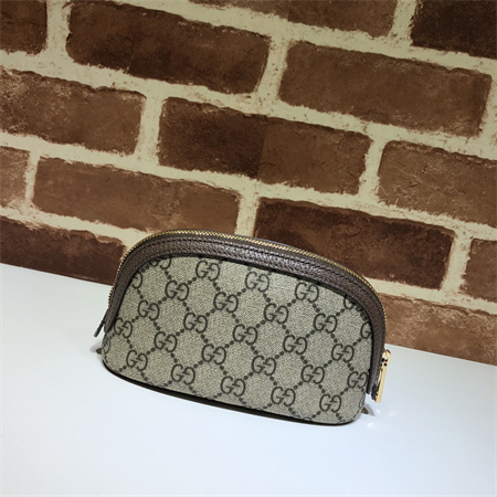Gu.cci Ophidia medium cosmetic case GG Supreme canvas 625550