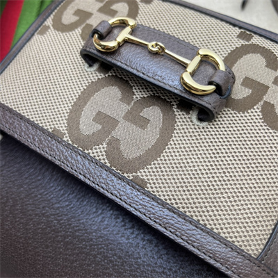 Gu.cci Horsebit 1955 Mini Bag Jumbo GG Canvas 658574