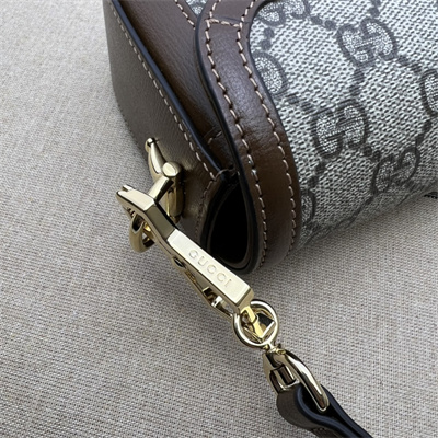 Gu.cci Horsebit 1955 Small Shoulder Bag GG Supreme Canvas 735178