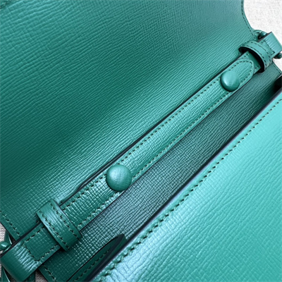 Gu.cci Horsebit 1955 Mini Bag Green Leather 724713