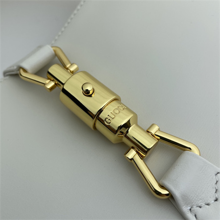 Gu.cci Jackie 1961 Small Shoulder Bag White Smooth Leather 636709