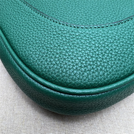 Gu.cci Jackie 1961 Small Shoulder Bag Green Grained Leather 636709