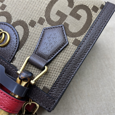 Gu.cci Diana Jumbo GG Canvas Mini Tote Bag 655661