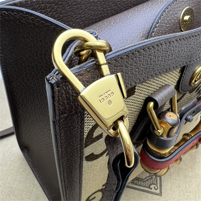 Gu.cci Diana Jumbo GG Canvas Small Tote Bag 660195