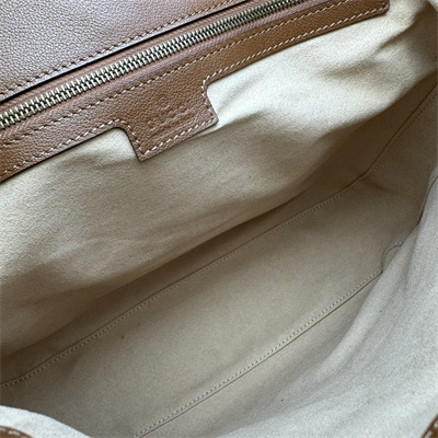 Gu.cci Diana Medium Shoulder Bag Brown Leather 746124