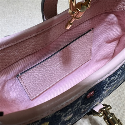 Jackie 1961 Mini Shoulder Bag GG Denim With Emb 637092