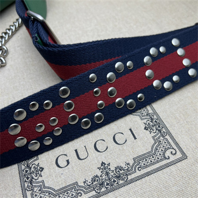 Gu.cci Dionysus Small Shoulder Bag Green Leather 731782