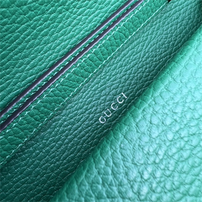 Gu.cci Dionysus Small Shoulder Bag Green Leather 731782