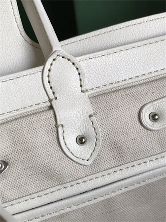 Goyard Saigon Tote Bag Goyardine Canvas & Chevroches Calfskin White
