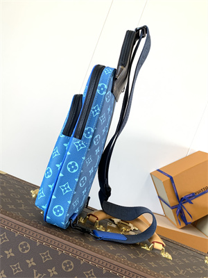L.V Avenue Slingbag  Monogram Macassar Canvas Blue M23782