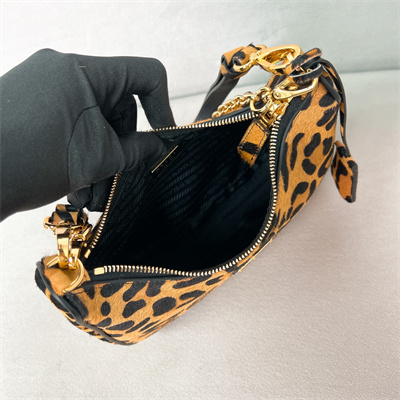 Prada Re-Edition Leopard print horsehide mini-bag 1BC204