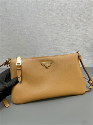 Prada Mini Hobo bag Brown Calfskin 1BC238