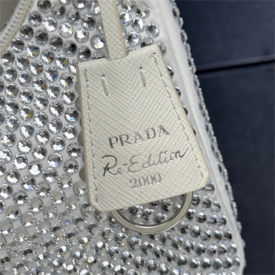 Prada  Re-Edition 2000 mini-bag With Diamond White 1NE515