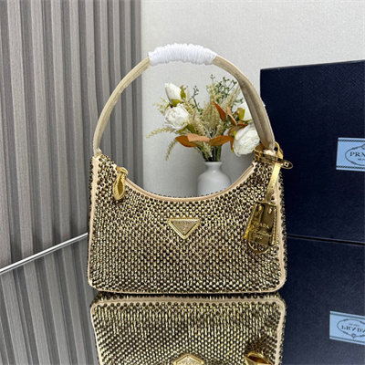 Prada  Re-Edition 2000 mini-bag With Diamond Gold 1NE515