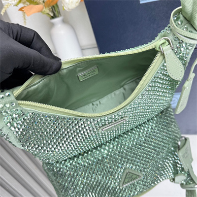 Prada  Re-Edition 2000 mini-bag With Diamond Green 1NE515