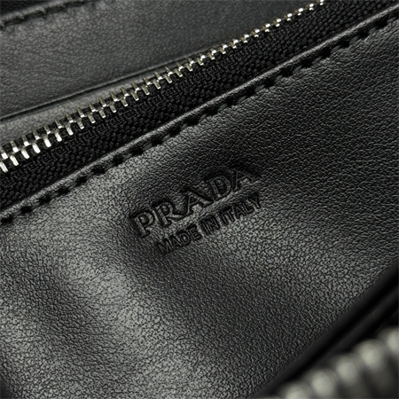 Prada Grained Leather Wallet Black 2ML317