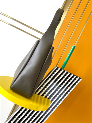 Y.S.L LE 5 A 7 Supple Large HOBO BAG In Kaki Green Leather