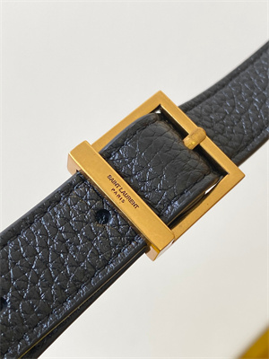 Y.S.L PARIS VII FLAT Small HOBO BAG In Black Grained Calfskin Leather