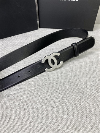 Chanel Belts In Calfskin 30MM In Black Gold/Silver hardware
