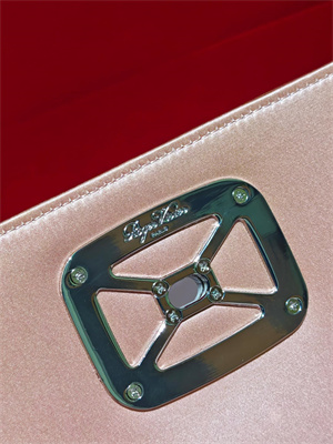 Roger Vivier Viv’ Choc Mini Bag In Satin Beige