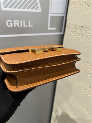 Constance Bag Epsom Leather 18CM Gold/Silver Tone Metal In Gold Color HS  (With mirror)