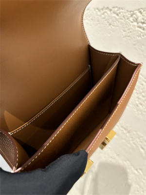 Constance Bag Epsom Leather 18CM Gold/Silver Tone Metal In Gold Color HS  (With mirror)