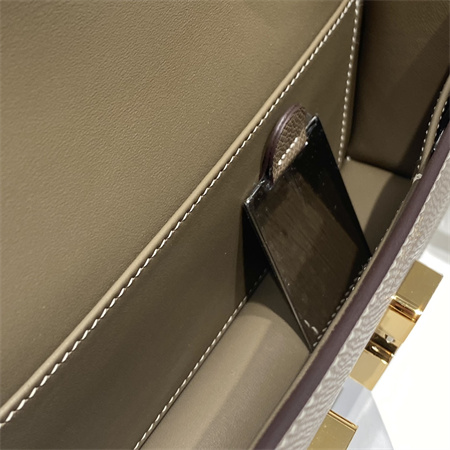 Constance Elan Epsom Leather Gold/Silver Tone Hardware Etoupe Color HS(With Mirror)