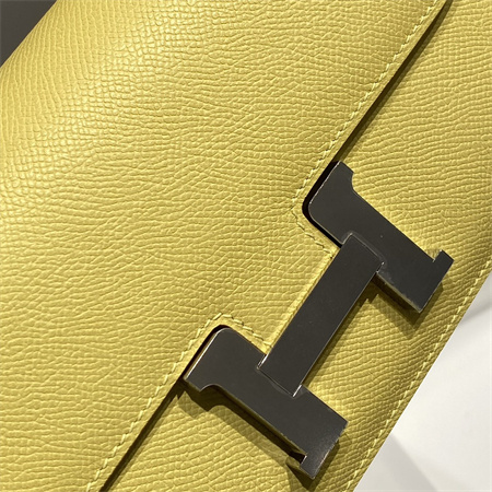 Constance Elan Epsom Leather  Gold/Silver Tone Hardware Lemon Color HS(With Mirror)