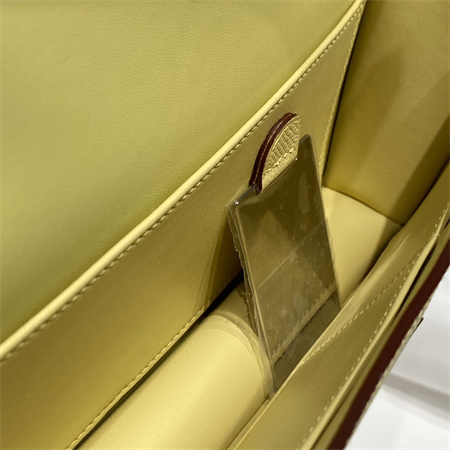 Constance Elan Epsom Leather  Gold/Silver Tone Hardware Jaune Poussin Color HS(With Mirror)