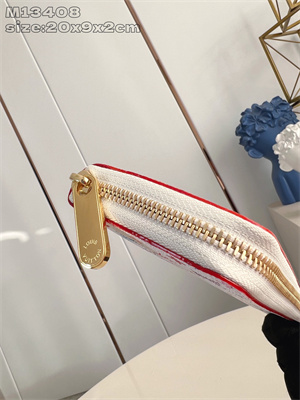 V x TM Clémence Wallet Multicolor Monogram Canvas White M13408