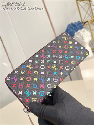 LV x TM Clémence Wallet Multicolor Monogram Canvas Black M13408
