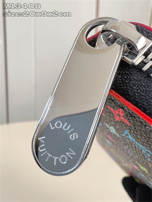 LV x TM Clémence Wallet Multicolor Monogram Canvas Black M13408