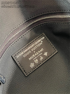 LV x TM Cosmetic Pouch GM Multicolor Monogram Canvas Black M13743