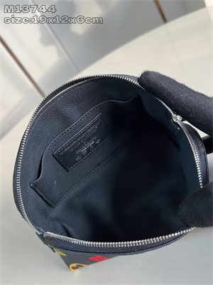 LV x TM Cosmetic Pouch PM Multicolor Monogram Canvas Black M13744