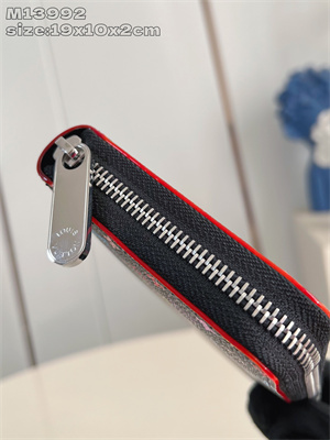 LV x TM Zippy Wallet Multicolor Monogram Canvas Black M13992