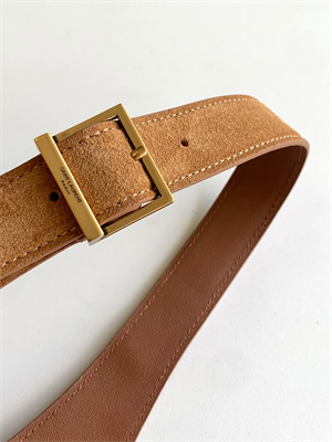 Y.S.L LE 5 A 7 Supple SMALL HOBO BAG In Brown Suede Leather