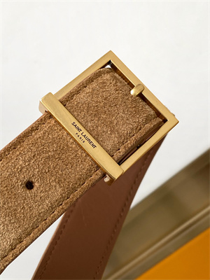 Y.S.L LE 5 A 7 Supple Large HOBO BAG In Brown Suede Leather