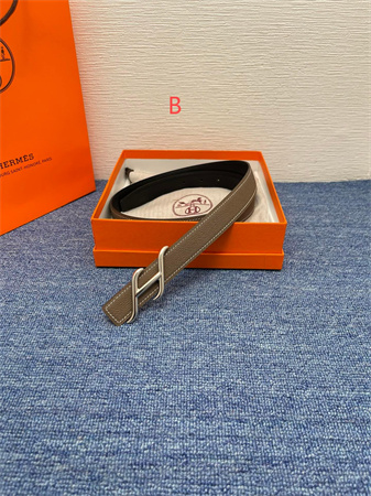 Hermes Reversible Belt 25MM Epsom Leather Gold/Silver Tone Hardware Colors Options