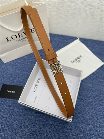 Loewe Belt In Smooth/Grained Calfskin 20MM Gold/Silver Hardware Colors Options