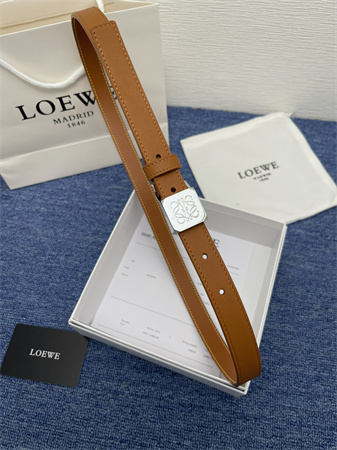 Loewe Belt In Smooth/Grained Calfskin 20MM Gold/Silver Hardware Colors Options
