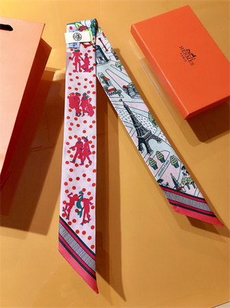 Hermes Twilly 100% Silk 37840