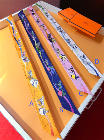 Hermes Twilly 100% Silk 37841