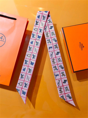 Hermes Twilly 100% Silk 37846