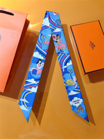 Hermes Twilly 100% Silk 37847