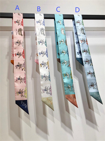 Hermes Twilly 100% Silk 37851